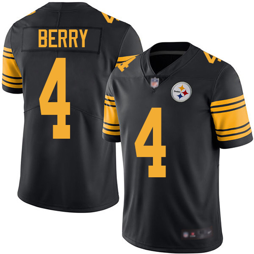 Men Pittsburgh Steelers Football 4 Limited Black Jordan Berry Rush Vapor Untouchable Nike NFL Jersey